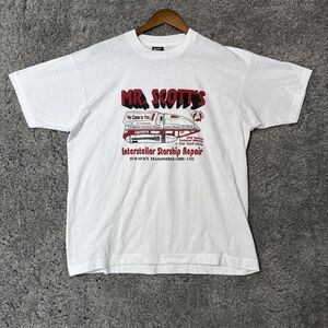 Vintage Fruit Of The Loom Best T Shirt Single Stitch White Crewneck XL Space